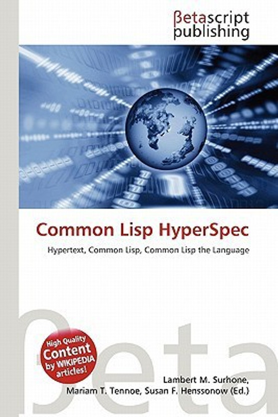 common lisp hyperspec common lisp hyperspec